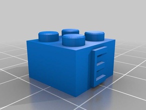 lego blok e inşaat oyuncaklar özelleştirilmiş 3d print model - Mito3D