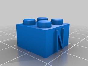 lego blok n inşaat oyuncaklar özelleştirilmiş 3d print model - Mito3D