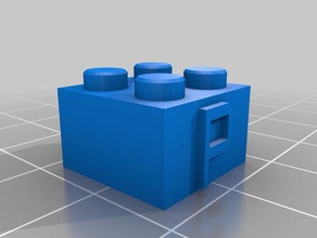 lego blok p inşaat oyuncaklar özelleştirilmiş 3d print model - Mito3D