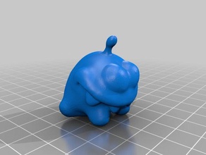 om nom le creature meshmixer 3d print model - Mito3D