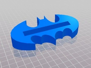 batman business card holder 3d printing 3d print model - Mito3D