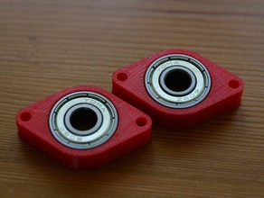 608zz bearing holder 3d print model - Mito3D