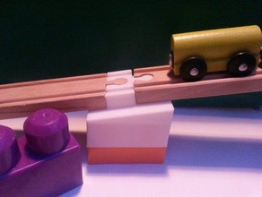 yamaç brio mega bloks inşaat oyuncaklar bloklar tren 3d print model - Mito3D