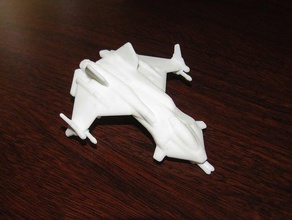 aegis dynamics gladius des véhicules vaisseau spatial star citizen 3d print model - Mito3D