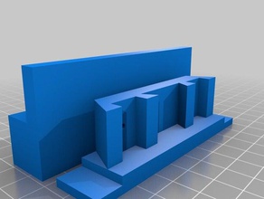 cierre de la pared del listón organización el altavoz soporte colgador 3d print model - Mito3D