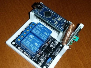 arduino nano box rf433 relay 3d print model - Mito3D