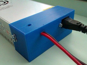 12v power supply cover electronics 3d print model - Mito3D
