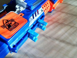 nerf dart arma táctica de ferrocarril personalizado accesorios carpintería acoplador juguetes y juego nerfgun 3d print model - Mito3D