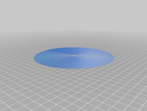 mi personalizados espiral cama de prueba nivel en La impresión 3d las pruebas personalizado 3d print model - Mito3D