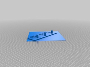 key hanger clayton organization customized 3d print model - Mito3D
