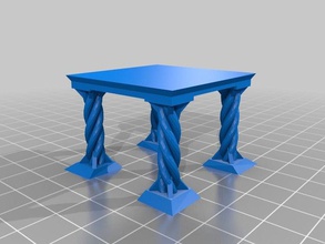 table bridging experiment 3d printing tests 3d print model - Mito3D