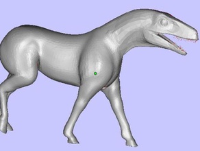 raptor caballo modelos animal 3d print model - Mito3D