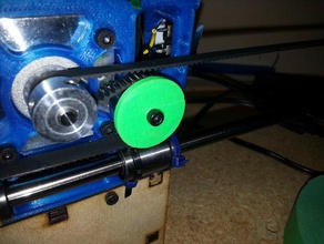 collared bearing pin iamjonlawrence's no-sag simple y-axis mod 3d printer parts 3d print model - Mito3D