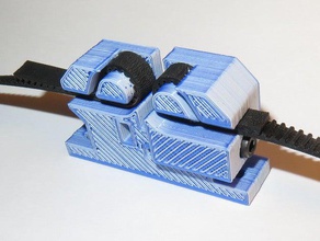 i3 adjustable y belt holder gt2 & t25 3d printer parts prusa y-axis y-belt-holder 3d print model - Mito3D