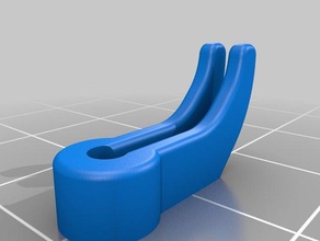 event stand hook office 3d print model - Mito3D