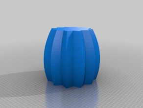 il mio personalizzato stellato curvy ciotola coppa del vaso i contenitori su misura 3d print model - Mito3D