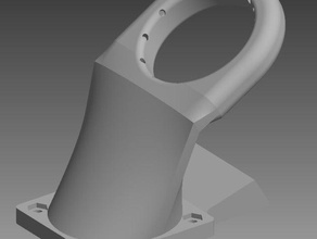 objekt cooling duct i3 rework j-head mkv 3d printer accessories 40mm fan filament cooler gregs wade extruder prusa 3d print model - Mito3D