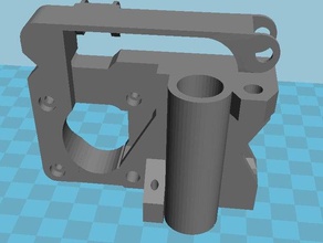 suporte moteur gauche avec chaine A impressão 3d motor hephestos de prusa i3 3d print model - Mito3D