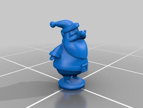 santa claus games blender 3d print model - Mito3D