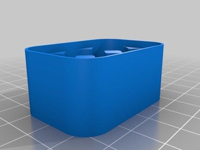 meine angepassten aa-Batterie Fall top Container kundengebundene 3d print model - Mito3D