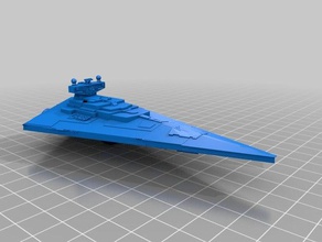 copia imperial star destroyer La impresión en 3d 3d print model - Mito3D