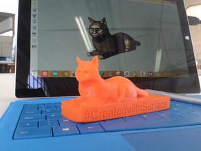 grumpy cat a los animales animal de mal humor meme 3d print model - Mito3D