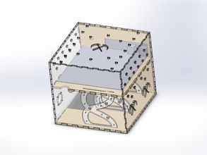 nas-Gehäuse computer 3d print model - Mito3D
