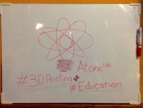cheapest whiteboard - learning atomic lab cheap education educational espaol science spanish stem marker white board 3d print model - Mito3D