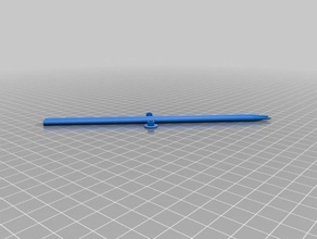 my customized knitting needles household supplies 3d print model - Mito3D