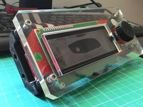 smart lcd holder 3d printer accessories 3d print model - Mito3D