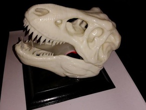 t-rex tape dispenser revisited office 3d print model - Mito3D