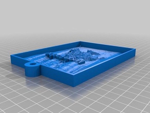megalodon 2d sanat özelleştirilmiş 3d print model - Mito3D