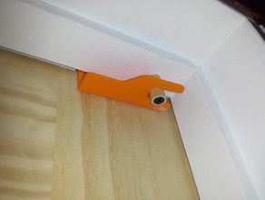 child safety latch entry doors bedrooms closets etc kitchen & dining proofing 3d print model - Mito3D