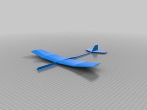mini flash airplane wing wings 3d print model - Mito3D