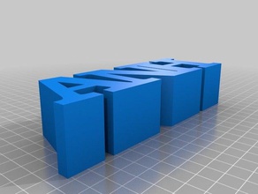 anh özelleştirilmiş 3d print model - Mito3D