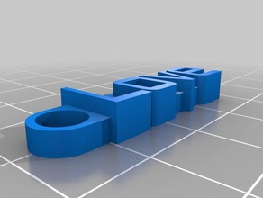 123 organización personalizado 3d print model - Mito3D