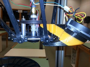 rostock maxx fan shroud-------------use own risk 3d printer parts 3d print model - Mito3D