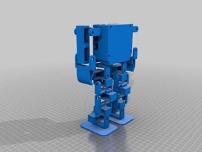 modular servo shell - mini plan v10 robotics 3d print model - Mito3D