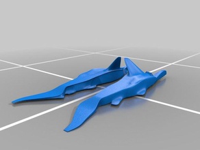 goblin köpekbalığı hayvanlar 3d print model - Mito3D