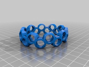 decagonbracelet les bracelets personnalisé 3d print model - Mito3D