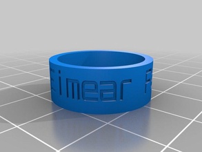 eimear ring rings customized 3d print model - Mito3D