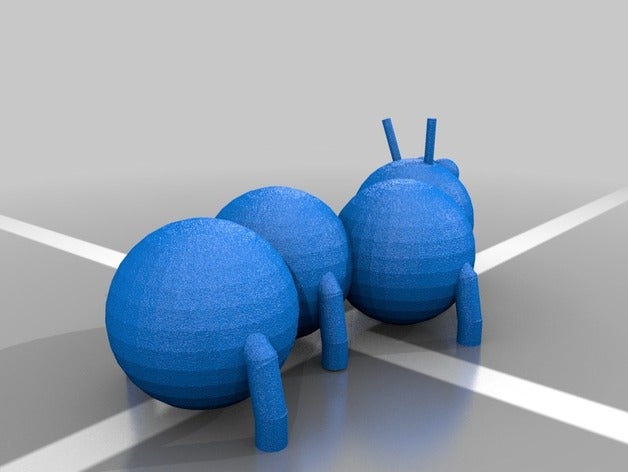 crazy caterpillar-monday animals 3D print model - Mito3D