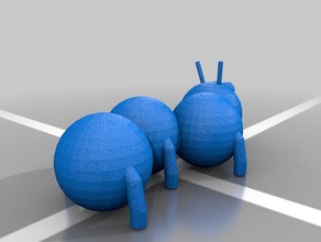 crazy caterpillar- monday1 animals 3d print model - Mito3D