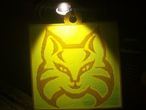 uc merced bobcat logo 2d art customized