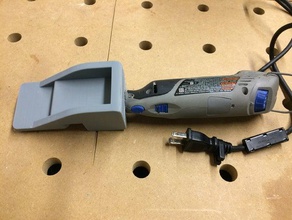 dremel edge trimmer attachment aka poor man's festool mfk 700 machine tools woodworking 3d print model - Mito3D
