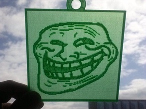 trollface lithopanes 2d sanat 4chan anon anonim coolface özelleştirilmiş mem sorun memur mad 3d print model - Mito3D
