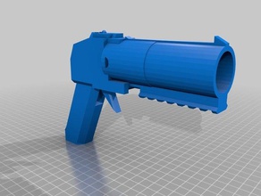 Lançador de granadas 40mm airsoft A impressão 3d lançador hobby 3d print model - Mito3D