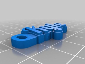 kyle trousseau de clés l'organisation personnalisé 3d print model - Mito3D