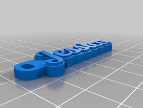 jessica chaveiro organização personalizado 3d print model - Mito3D