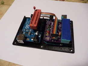 double arduino plate electronics mounting 3d print model - Mito3D